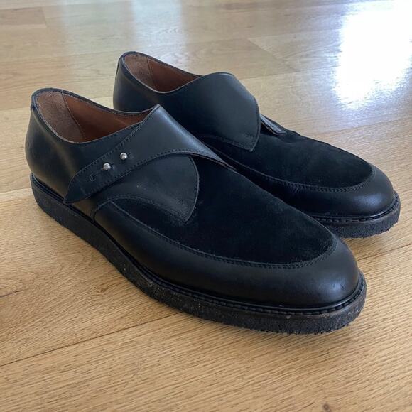 Common Projects Leather & Suede Creepers in Black - Picture 1 of 6